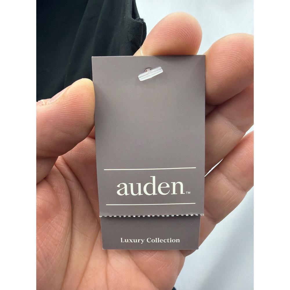 Auden Luxury Collection Luxe Stretch Fully Lined Bodysuit Black M 023102588 - Picture 4 of 6